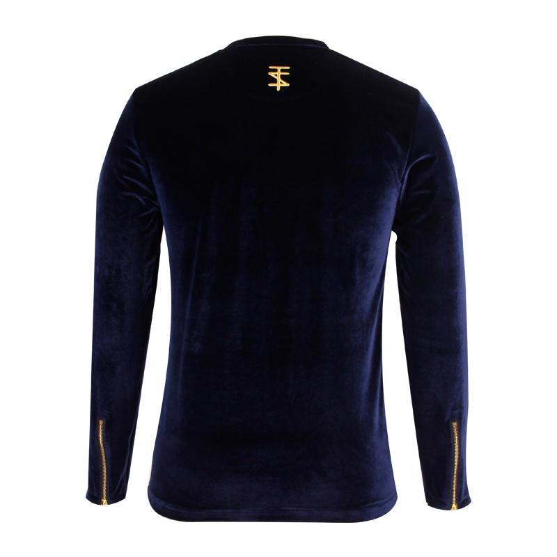 Velvet pullover sweatshirt high quality