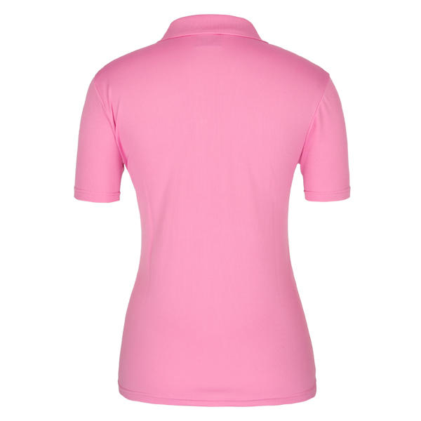 pink polo shirt womens printed and embrodiery logo