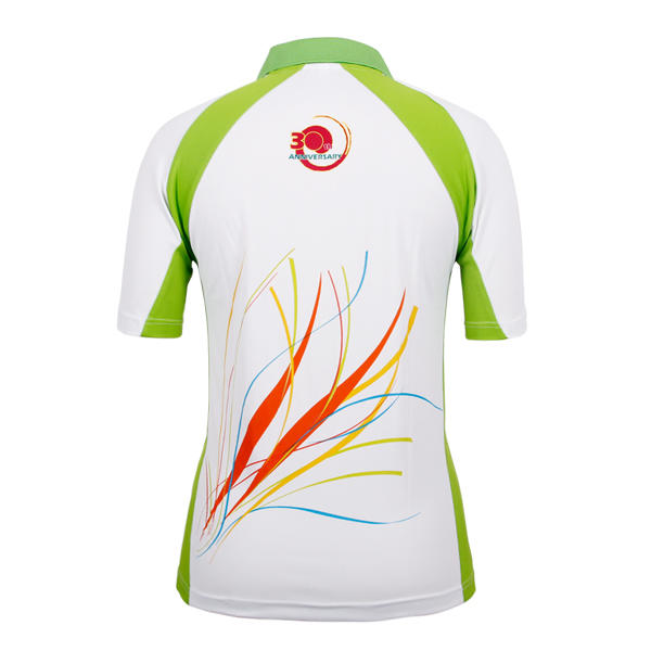 ladies polo t shirts fashion pinting 100 polyester