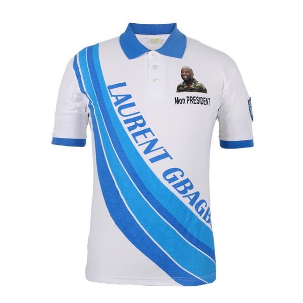 election polo shirt printing laurent gbagbo 2000